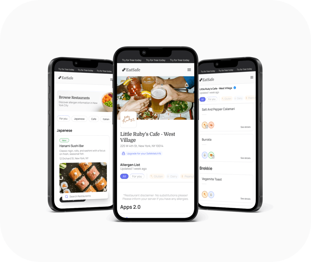 Your food allergy app